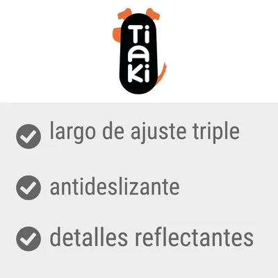Tiaki. Largo de ajuste triple, antideslizante, detalles reflectantes.