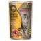 Super Benek Senza cereali Filetti al vapore in Salsa 28 x 85 g umido gatto Tacchino con Olivello spinoso