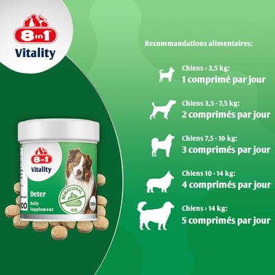 8in1 Vitality Deter - Comprimés de sevrage
