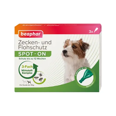 beaphar SPOT-ON für kleine Hunde - 3 Pipetten x 1 ml
