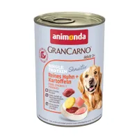 animonda GranCarno Adult Single Protein Sensitive 6 x 400 g pour chien - pur poulet & pommes de terre
