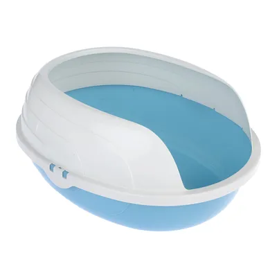Toilette aperta TIAKI Cobby - bianco / blu