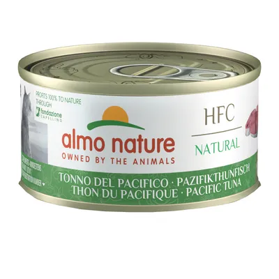 Almo Nature HFC Natural Pazifikthunfisch. Profits 100% to nature through Fondazione Capellino.