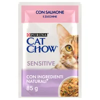 Cat Chow 26 x 85 g - Sensitive losos a cuketa