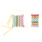 TIAKI Coussin herbe à chat Zig Zag lot de 2