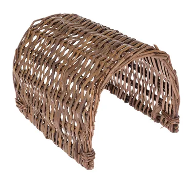TIAKI fűzfa alagút kisállatoknak - H 25,5 x Sz 21,5 x M 18 cm
