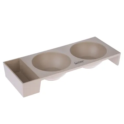 Comedero doble Modern Living Kioto - 2 x 450 ml, 38 x 15 x 5,6 cm (L x An x Al)