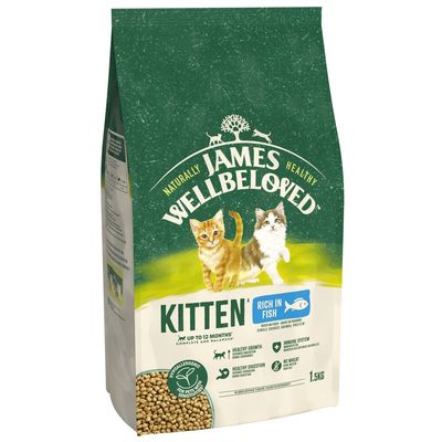 James Wellbeloved Kitten Hypoallergenic - Fish Multibuy: 3 x 1.5kg