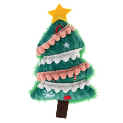 Coussin de jeu TIAKI Petit arbre de Noël avec menthe à chat - 1 coussin de jeu Coussin de jeu TIAKI Petit arbre de Noël avec menthe à chat - 1 coussin de jeu