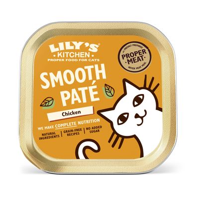 Lot Lily’s Kitchen Smooth Paté 38 x 85 g pour chat poulet