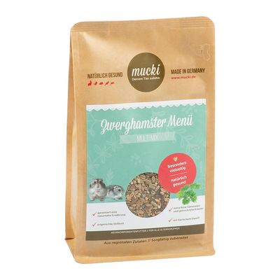 Mucki Menu Dwarf Hamster Multi Mix Economy Pack: 2 x 1.5kg