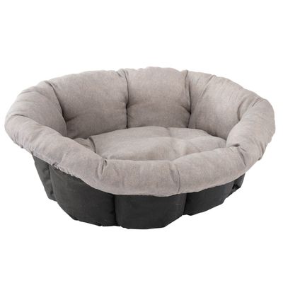 Überzug Sofà Tweed beige für Ferplast Korb Siesta Deluxe (ohne Korb) Größe 6: L 73 x B 55 x H 27 cm