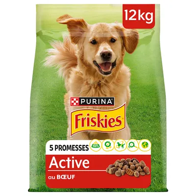 Purina Friskies Adult Hund Active med okse