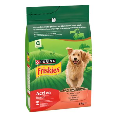 Purina Friskies Adult Dog Active nauta - 3 kg