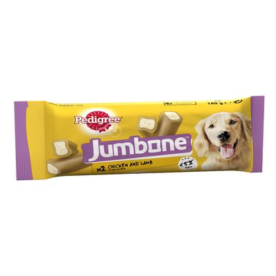 PEDIGREE® JUMBONE™ Adult Medium Dog Treat Chicken & Lamb 180g (2 chews)