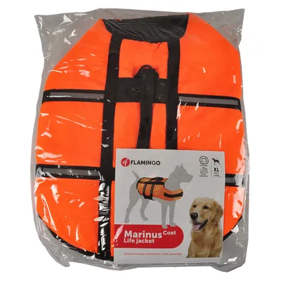 Flamingo flytväst, orange - Storlek XL: ca 45 cm rygglängd