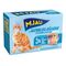 Mjau Cat Pouch 12 x 85 g Mixpaket Fisch & Fleisch Menü in Gelee (4 Sorten)