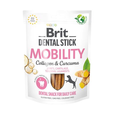 Brit Dental Stick Mobility met kurkuma & collageen Voordeelpakket: 3 x 251 g (21 stuks)
