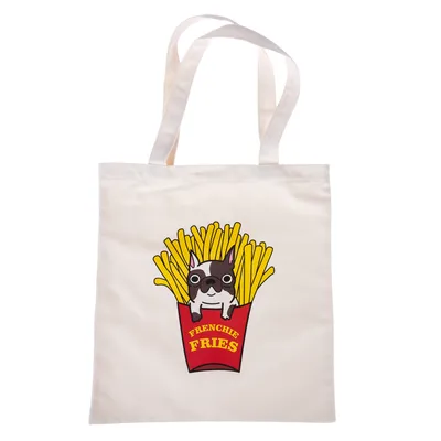 Sac en toile TIAKI "Frenchie Fries" – 1 pièce