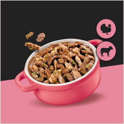 Mégapack Cesar 14 x 150 g pour chien - Ragoût veau, dinde