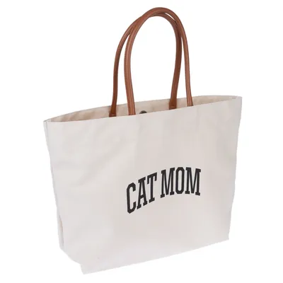 TIAKI plátěná nákupní taška "Cat Mom" - 1 kus