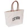 TIAKI Canvas-Einkaufstasche "Cat Mom" L 50 x H 35 cm