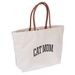 TIAKI Canvas-Einkaufstasche "Cat Mom" L 50 x H 35 cm