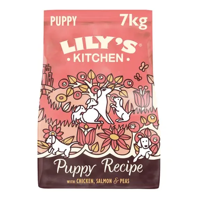 Lily's Kitchen Puppy Dry Dog Food - Chicken, Salmon & Peas - 7kg