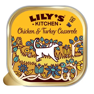 Lily's Kitchen Chicken & Turkey Casserole - 10 x 150g Lily's Kitchen Chicken & Turkey Casserole - 10 x 150g