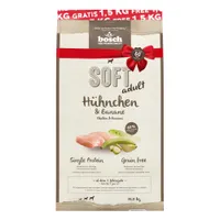 bosch Soft kylling og banan - 12,5 kg + 1,5 kg gratis!