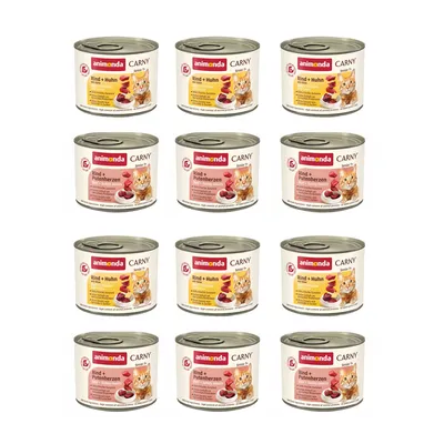 Sparpaket animonda Carny Senior 24 x 200 g - Mixpaket Senior (2 Sorten)