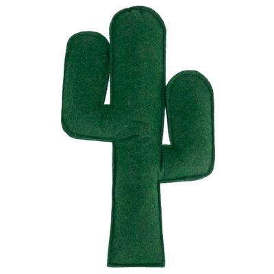 TIAKI hundleksak pipande kaktus av filt L 23,5 x B 14 x H 2,5 cm