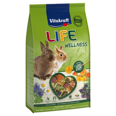 Vitakraft Life Wellness Dvärgkanin - 600 g
