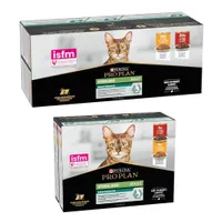 PURINA PRO PLAN Adult 40 x 85 g + Sterilised Maintenance 10 x 85 g offerts ! - Sterilised bœuf, poulet (40 x 85 g) + bœuf, poulet (10 x 85 g offerts !)