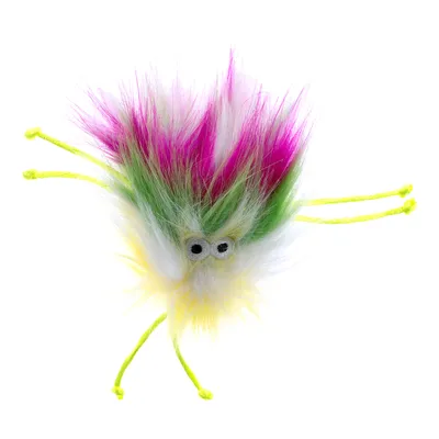 Gioco per gatti TIAKI Mostro di peluche Arcobaleno - 1 pz