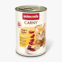 animonda Carny Senior 6 x 400 g - Rind + Huhn mit Käse
