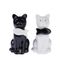 TIAKI salt- och pepparkarsset "Cats" Set av 2