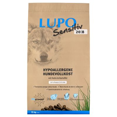 Sparpaket Lupo Sensitiv 2 x 15 kg Sensitiv 20/8