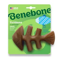 Benebone Fishbone - Small: kb. H 15 x Sz 9 cm