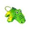 KONG Cozie Tuggz Hundespielzeug Alligator Gr. M/L: ca. L 38 x B 20,3 x H 10,2 cm
