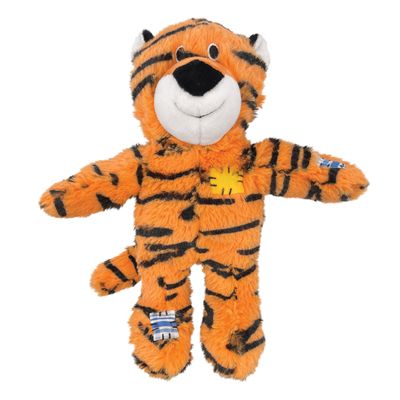Jouet KONG WildKnots tigre pour chien Taille M/L : env. L 26,7 x l 25,4 x h 10,8 cm