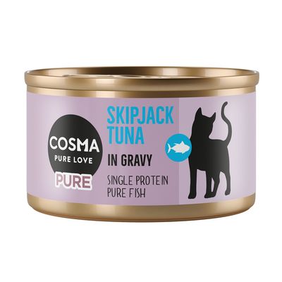 Sparpaket Cosma Pure 24 x 80 g Skipjack Thunfisch