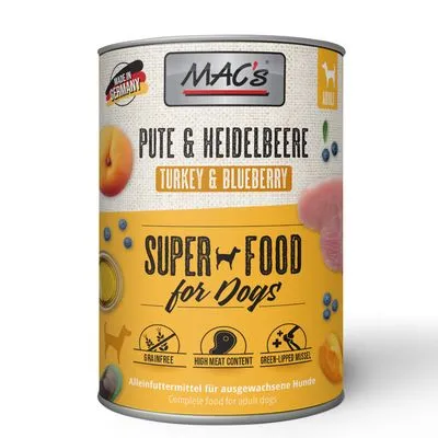 MAC's Adult 6 x 400 g - Vitello & Anatra