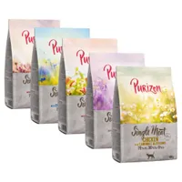 Purizon ração para gatos - Packs mistos de degustação - 5 x 400 g Single Meat