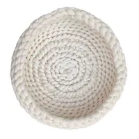 Aumüller gevlochten kattenmand - beige: Ø 50 x H 15 cm
