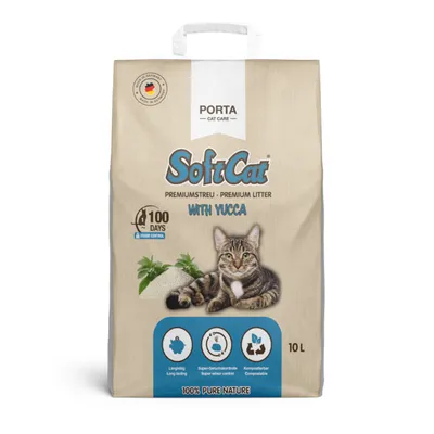 Porta SoftCat Yucca - säästöpakkaus: 2 x 10 l