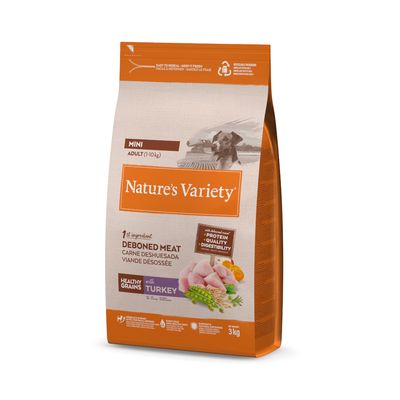 Nature's Variety Healthy Grains Adult Mini con pavo 3 kg
