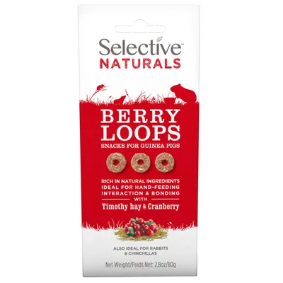 Selective Naturals Berry Loops pre morčatá - 80 g