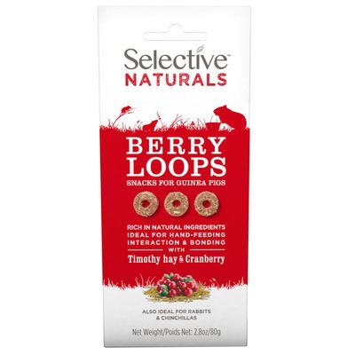 Selective Naturals Berry Loops dla świnek morskich 2 x 80 g