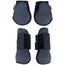 Nomad Tales kaloszki i ochraniacze dla konia, granatowe Pakiet: 2 kaloszki i 2 ochraniacze, Cob